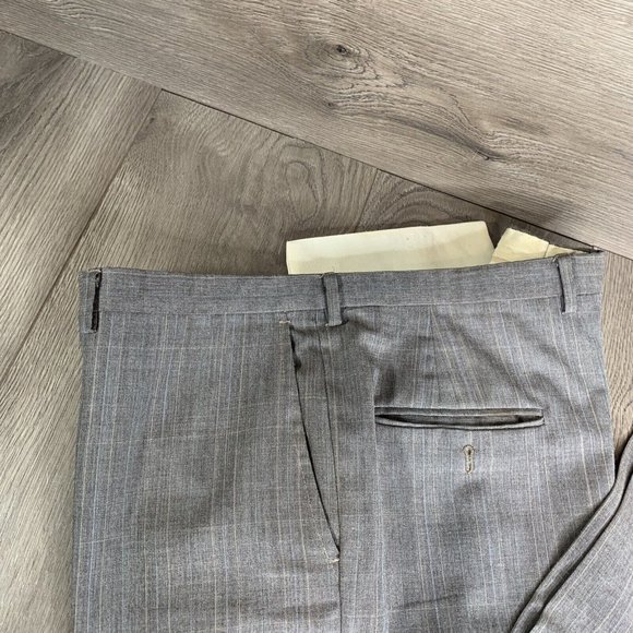 Botany 500 Joslins Mens 2 piece Suit Rose Grey w/Pinstripes See Desc for Measure - Picture 13 of 16